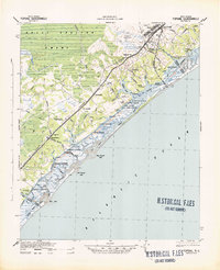 Topsail 1942 topographic map thumbnail