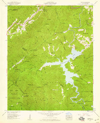 Topton 1957 topographic map thumbnail