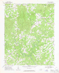 Traphill 1968 topographic map thumbnail