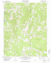 Triple Springs 1980 topographic map thumbnail
