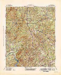 Troy 1942 topographic map thumbnail