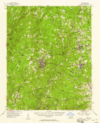 Troy 1957 topographic map thumbnail