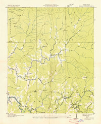 Tuckaseigee 1935 topographic map thumbnail