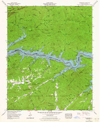Tuskeegee 1961 topographic map thumbnail