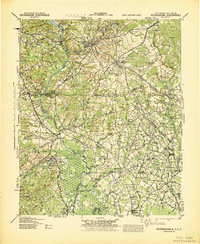 Rockingham 1942 topographic map thumbnail