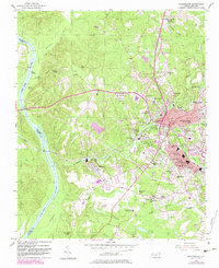 Rockingham 1956 topographic map thumbnail