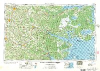 Rocky Mount 1954 topographic map preview