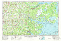Rocky Mount 1953 topographic map preview