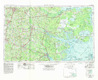 Rocky Mount 1953 topographic map preview