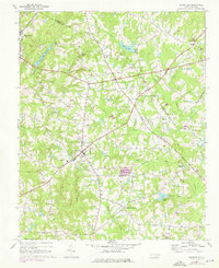 Rolesville 1967 topographic map preview