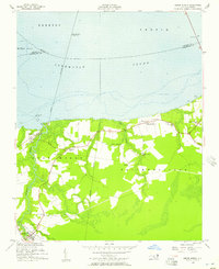 Roper North 1954 topographic map thumbnail
