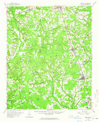 Rose Hill 1962 topographic map thumbnail