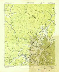 Rosman 1935 topographic map thumbnail