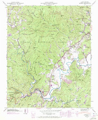 Rosman 1945 topographic map thumbnail