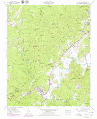 Rosman 1945 topographic map thumbnail