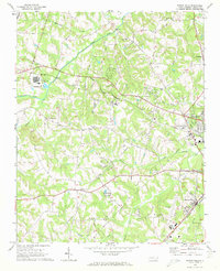 Rowan Mills 1969 topographic map thumbnail