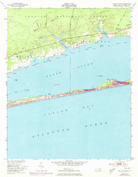 Salter Path 1951 topographic map thumbnail