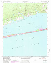 Salter Path 1949 topographic map thumbnail