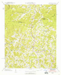 Sams Gap 1939 topographic map thumbnail