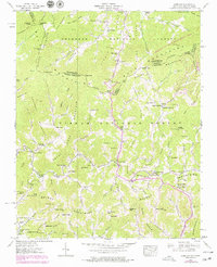Sams Gap 1939 topographic map thumbnail