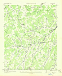 Sandymush 1936 topographic map thumbnail