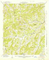 Sandymush 1942 topographic map thumbnail