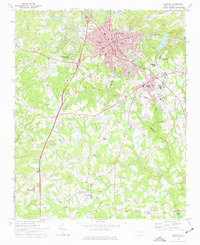 Sanford 1974 topographic map thumbnail