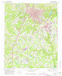 Sanford 1974 topographic map thumbnail