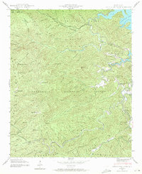 Santeetlah Creek 1940 topographic map thumbnail