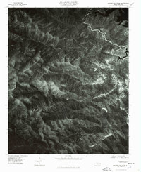 Santeetlah Creek 1976 topographic map thumbnail