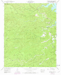 Santeetlah Creek 1940 topographic map thumbnail