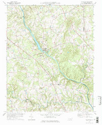 Saxapahaw 1977 topographic map thumbnail