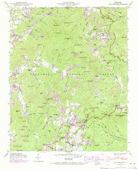Scaly Mountain 1946 topographic map thumbnail