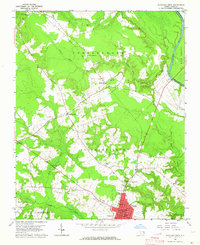 Scotland Neck 1962 topographic map thumbnail