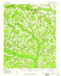 Seven Springs 1957 topographic map thumbnail