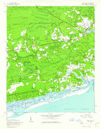 Shallotte 1943 topographic map thumbnail