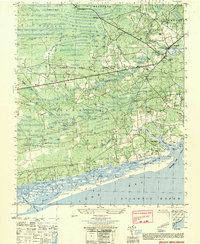 Shallotte 1950 topographic map thumbnail