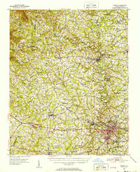 Shelby 1950 topographic map thumbnail