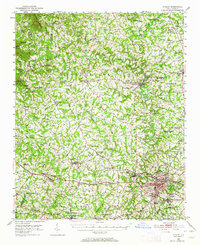 Shelby 1950 topographic map thumbnail