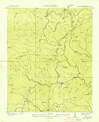 Shining Rock 1935 topographic map thumbnail