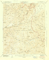 Shining Rock 1946 topographic map thumbnail