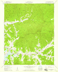 Shooting Creek 1957 topographic map thumbnail