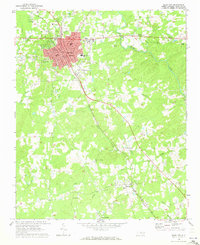 Siler City 1969 topographic map thumbnail