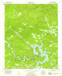 Unaka 1957 topographic map thumbnail