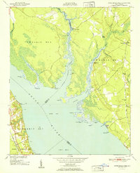 Upper Broad Creek 1951 topographic map thumbnail