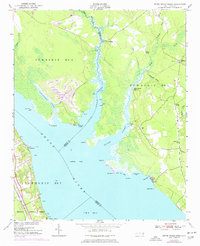 Upper Broad Creek 1951 topographic map thumbnail
