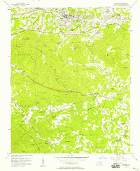 Valdese 1956 topographic map thumbnail