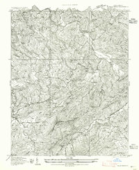 Valle Crucis 1934 topographic map thumbnail