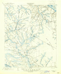 Vanceboro 1905 topographic map thumbnail