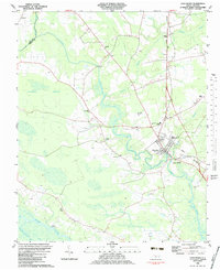 Vanceboro 1983 topographic map thumbnail